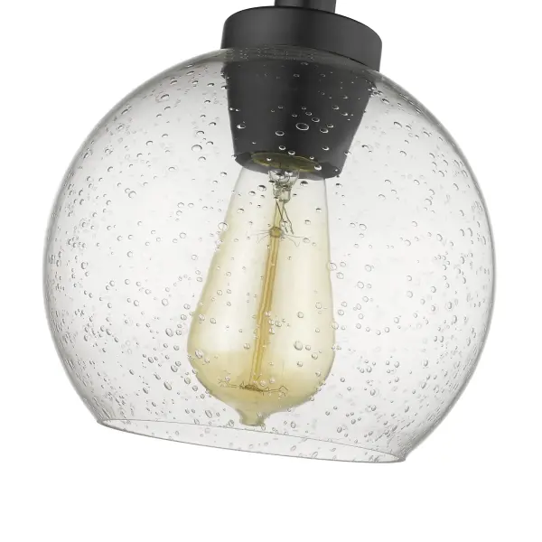 Galveston One Light Flush Mount in Matte Black - Image 3