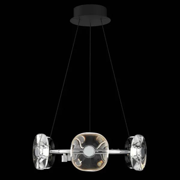 Ziva Celestia 6-Light Integrated LED Chandelier in Chrome - Image 7