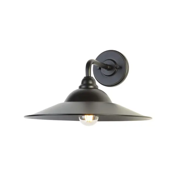 Croma 1-Light Wall Sconce in Matte Black - Image 1