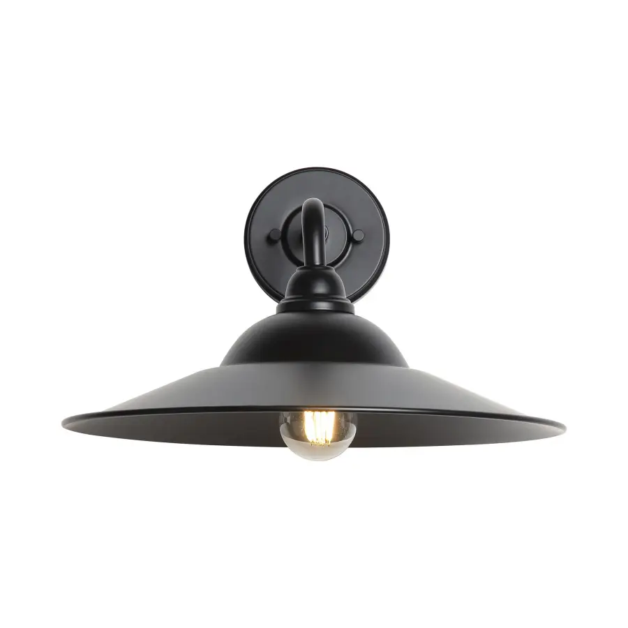 Croma 1-Light Wall Sconce in Matte Black - Image 2