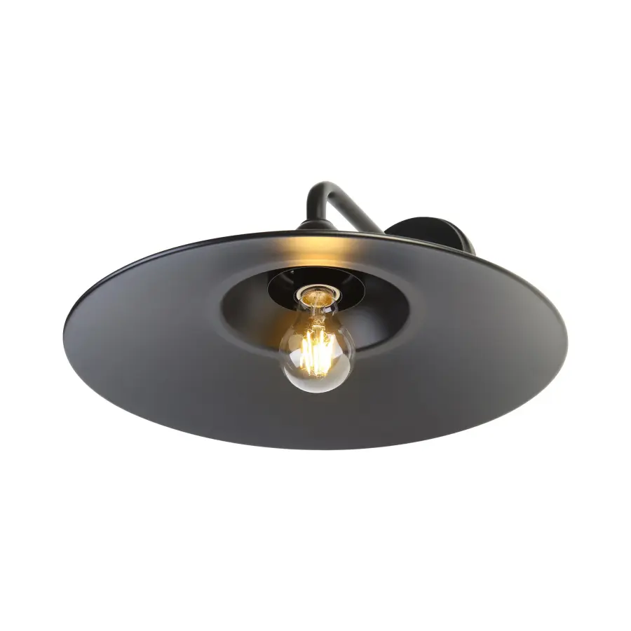Croma 1-Light Wall Sconce in Matte Black - Image 4