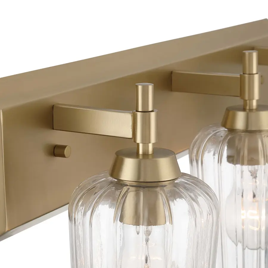 Brilia 3-Light Vanity in Brushed Champagne Brass - Image 8