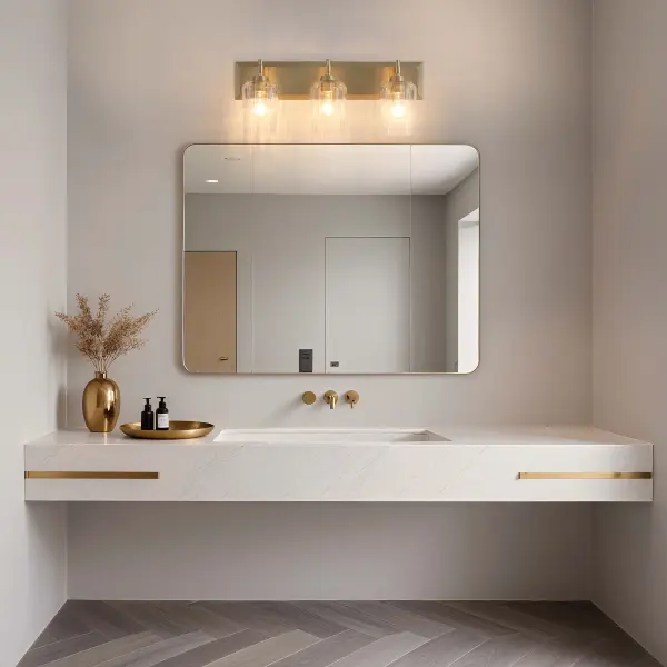 Brilia 3-Light Vanity in Brushed Champagne Brass - Image 10