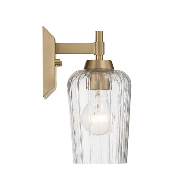 Brilia One Light Wall Sconce in Brushed Champagne Brass - Image 4