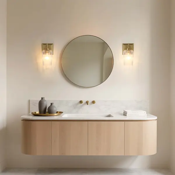 Brilia One Light Wall Sconce in Brushed Champagne Brass - Image 6