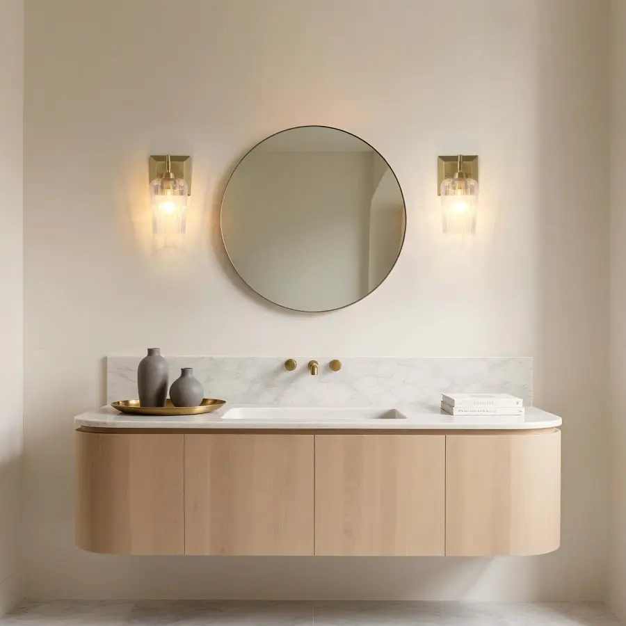 Brilia One Light Wall Sconce in Brushed Champagne Brass - Image 6