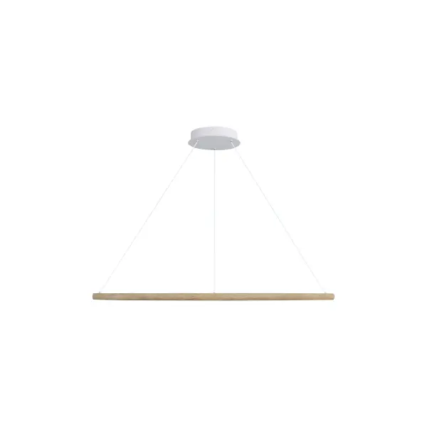 Stunning Modern LED Chandelier with Coastal-Inspired Driftwood Finish - Image 2