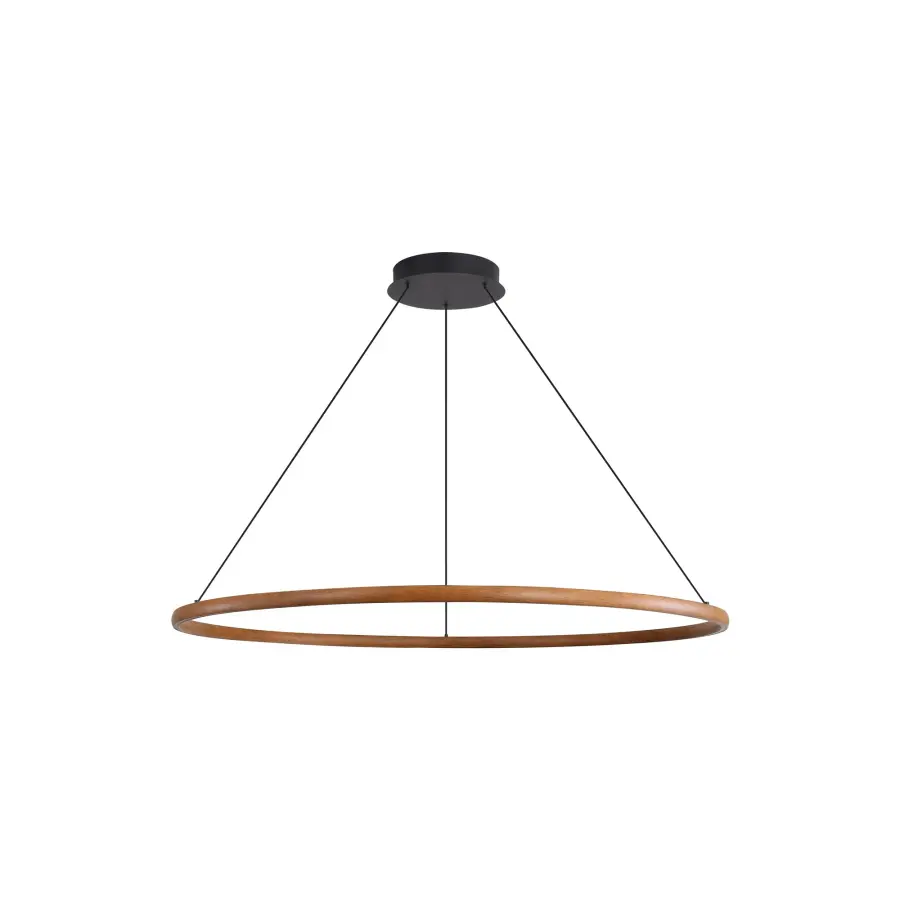 Veritas Integrated LED 47" Chandelier in Walnut - Image 1