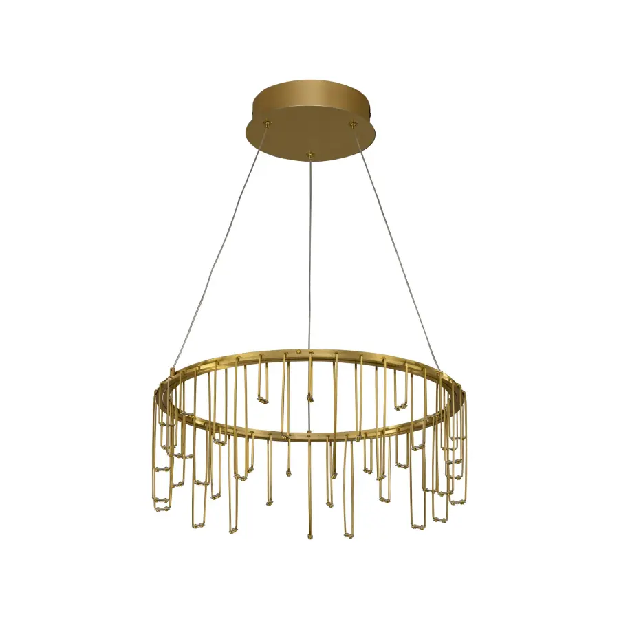 Golden Lighting Lucerna Integrated LED 14" Chandelier - Image 1