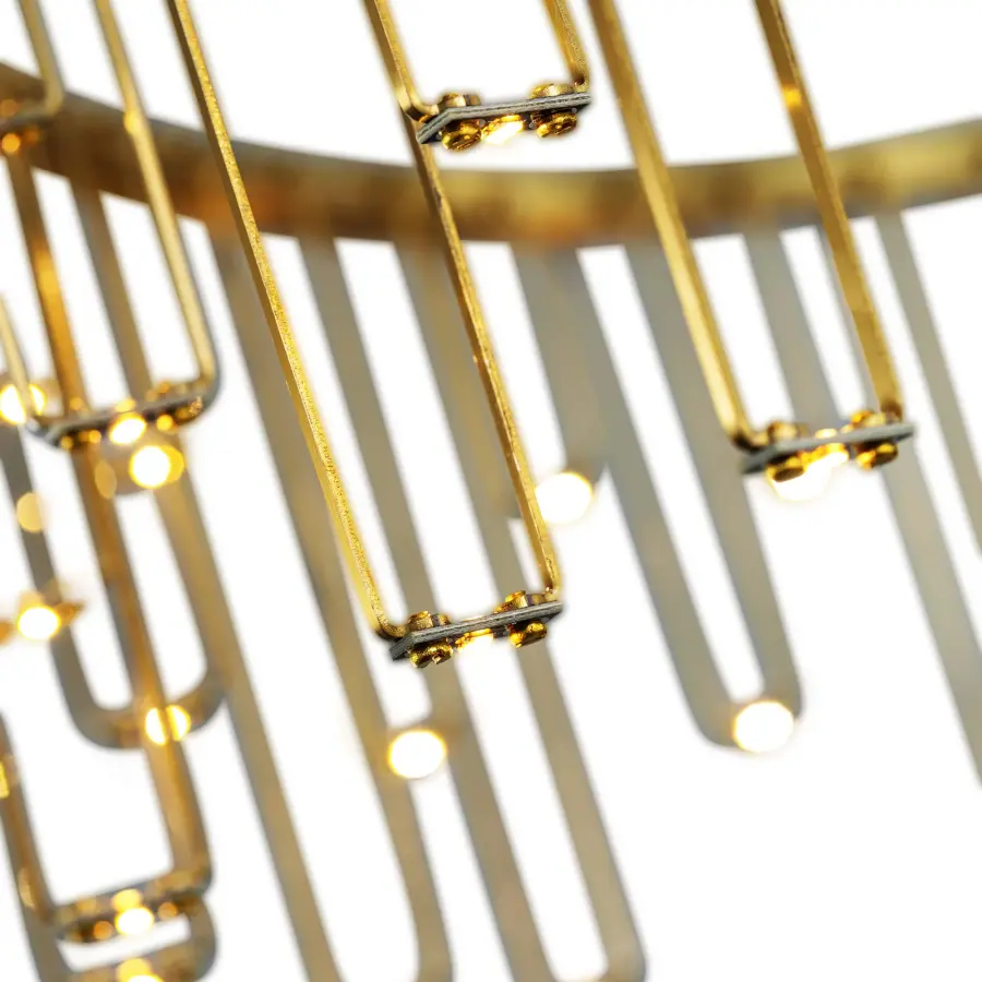 Golden Lighting Lucerna Integrated LED 14" Chandelier - Image 5