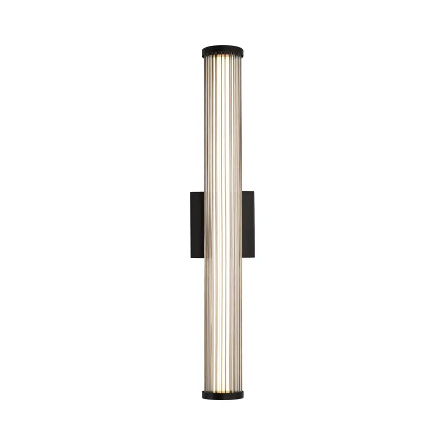 Rodara Integrated LED 24" Outdoor Wall Sconce in Matte Black - Image 1