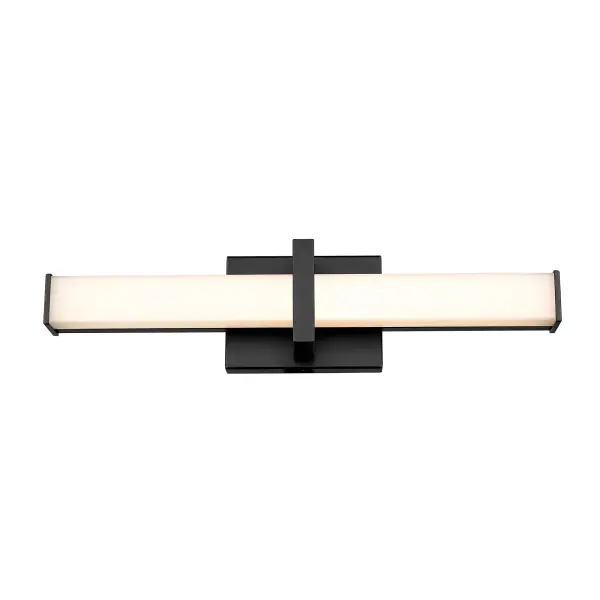 Golden Lighting Elon Integrated LED 19" Vanity Light in Matte Black - Image 4