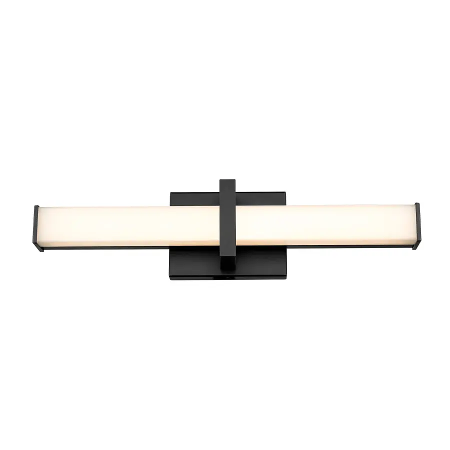 Golden Lighting Elon Integrated LED 19" Vanity Light in Matte Black - Image 4