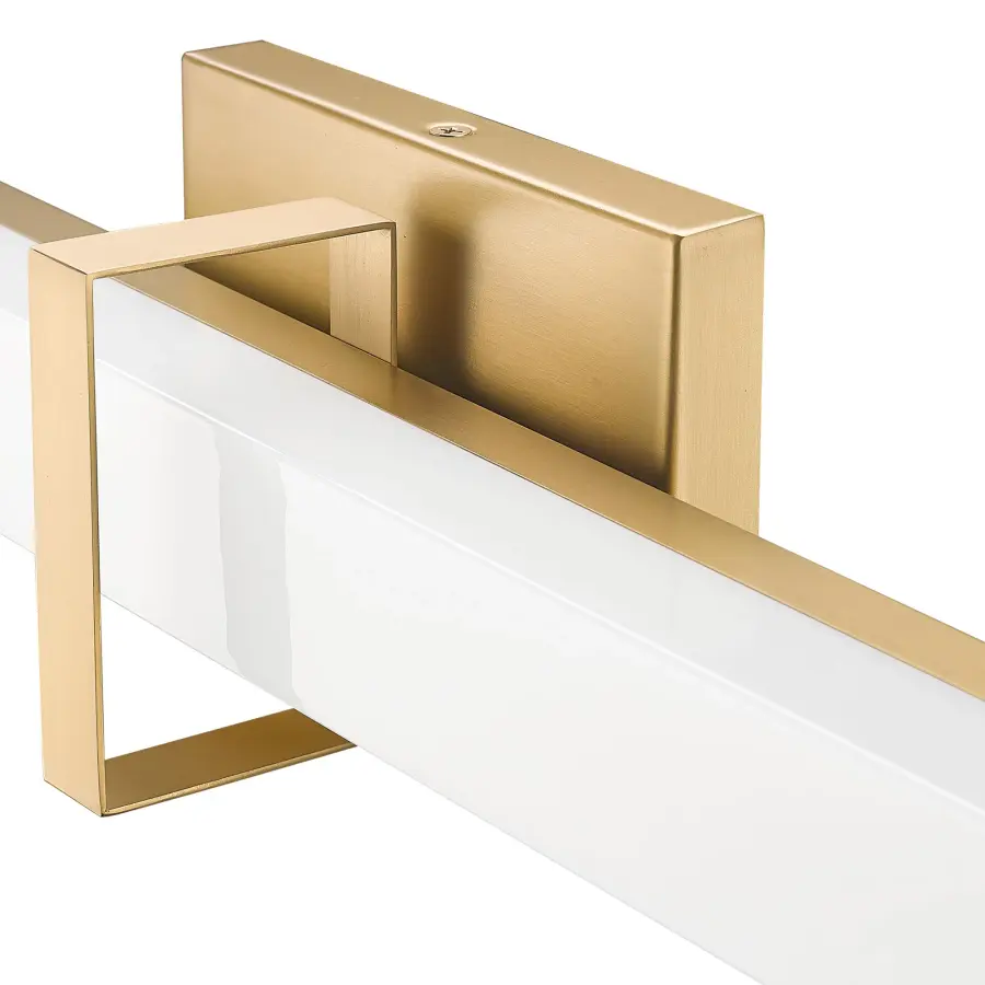 Golden Lighting Elon Integrated LED 24" Vanity Light in Brushed Champagne Brass - Image 2