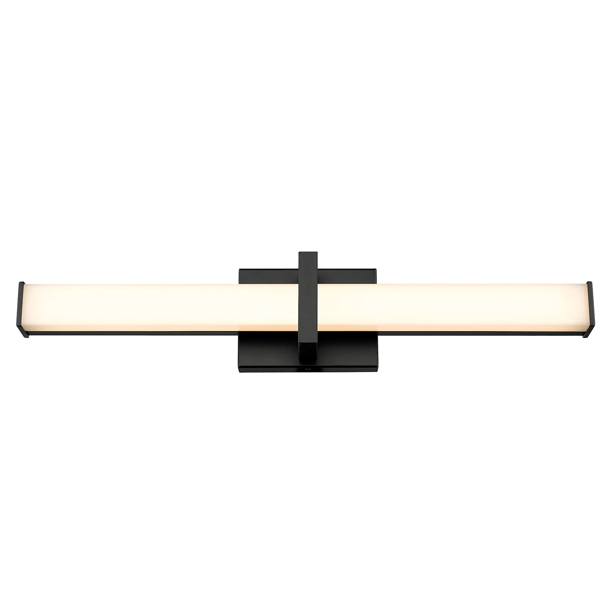 Golden Lighting Elon Integrated LED 24" Vanity Light in Matte Black