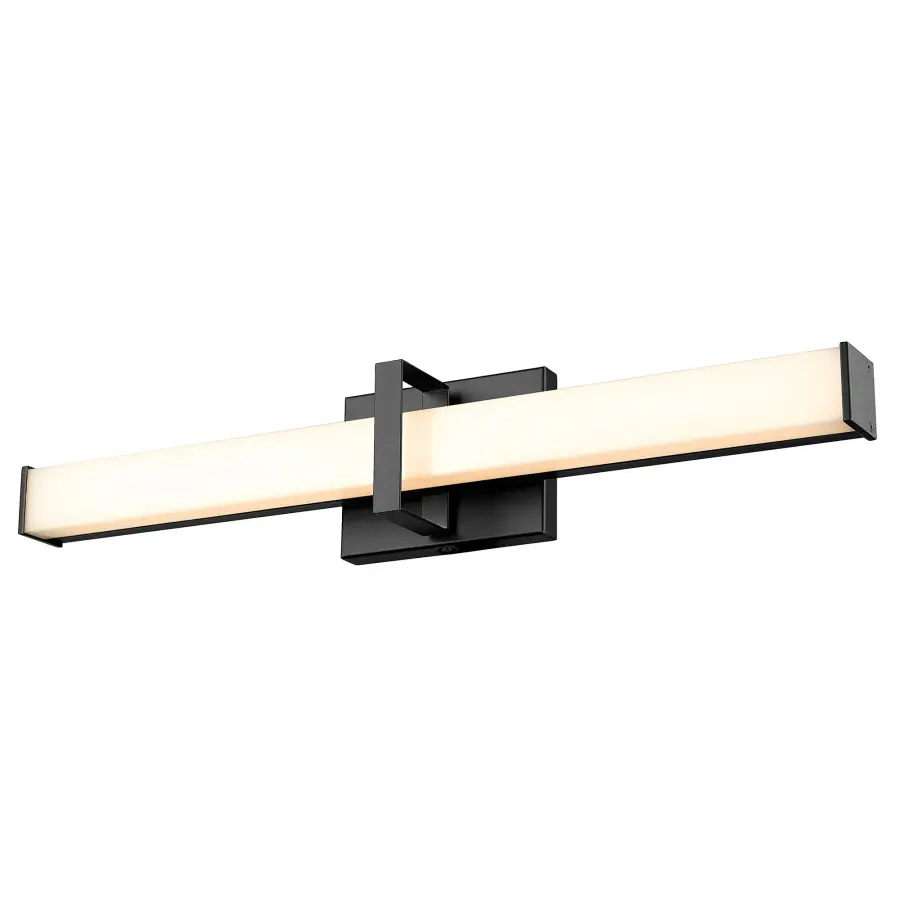 Golden Lighting Elon Integrated LED 24" Vanity Light in Matte Black - Image 3