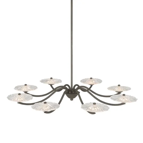 Coral Bloom LED Chandelier in Black Slate - Image 5
