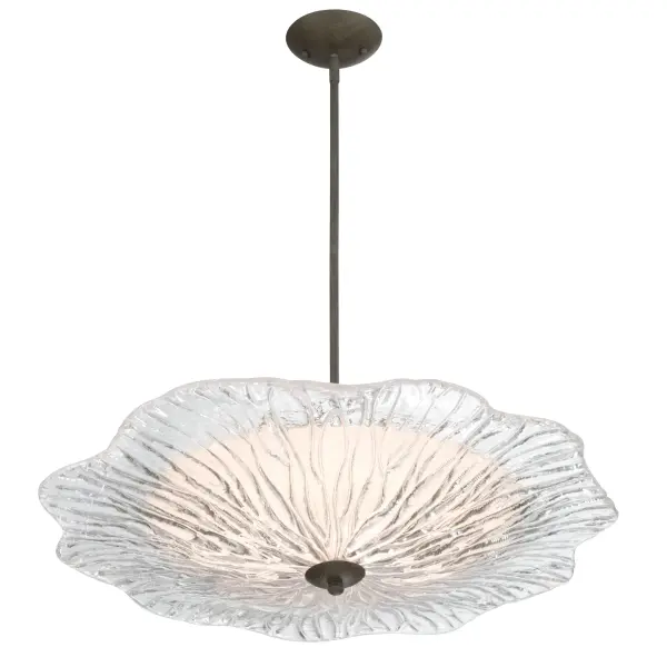 Coral Bloom LED Pendant in Black Slate - Image 2