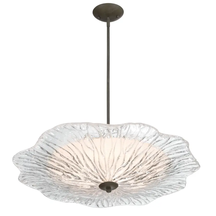 Coral Bloom LED Pendant in Black Slate - Image 2