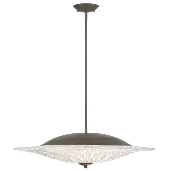 Coral Bloom LED Pendant in Black Slate - Image 4