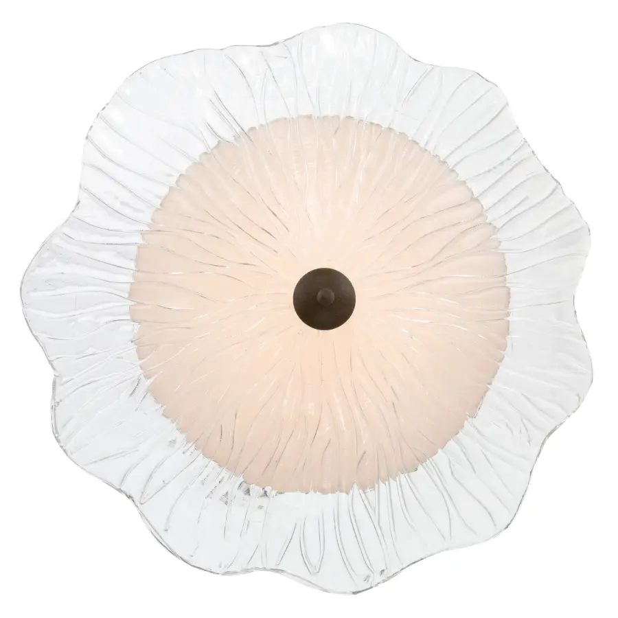 Coral Bloom LED Pendant in Black Slate - Image 5