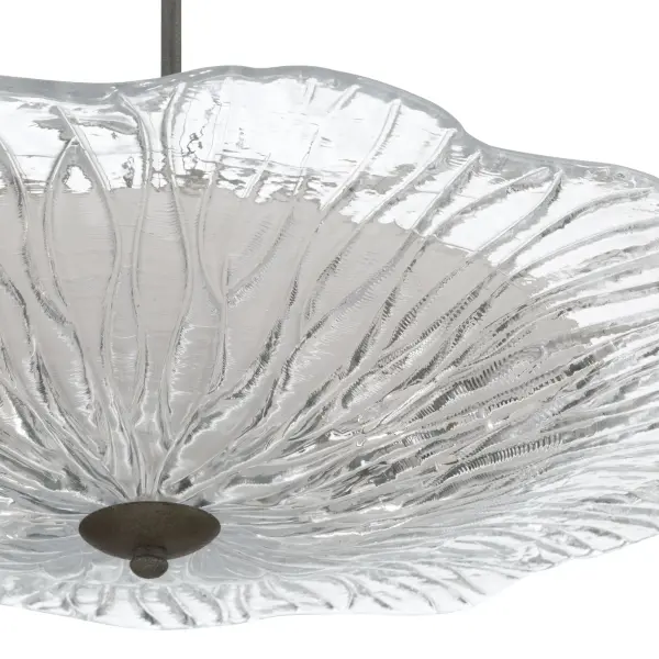 Coral Bloom LED Pendant in Black Slate - Image 6