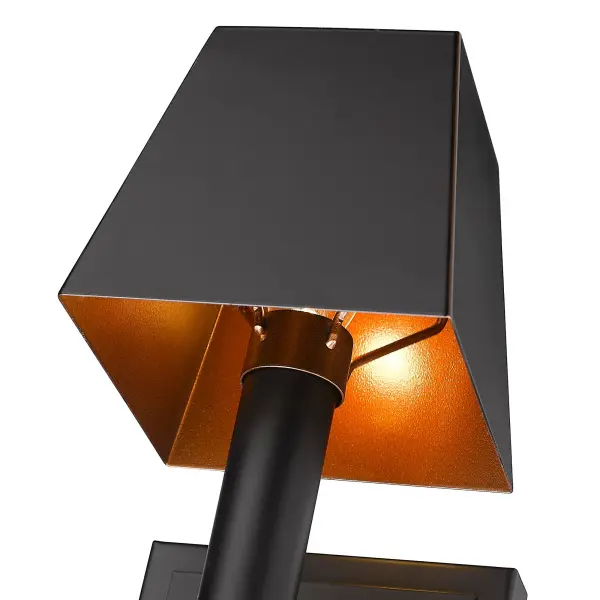 Messina One Light Wall Sconce in Matte Black - Image 4