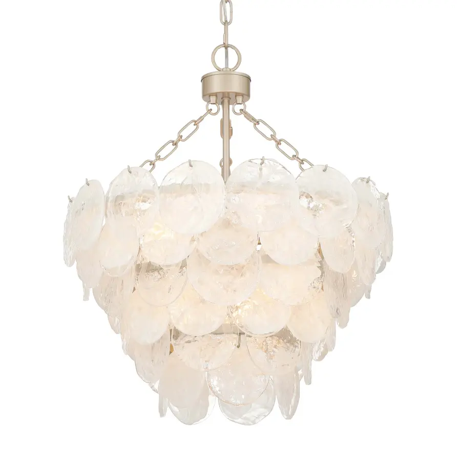 Cascada 8-Light Pendant in Aegean Silver - Image 1