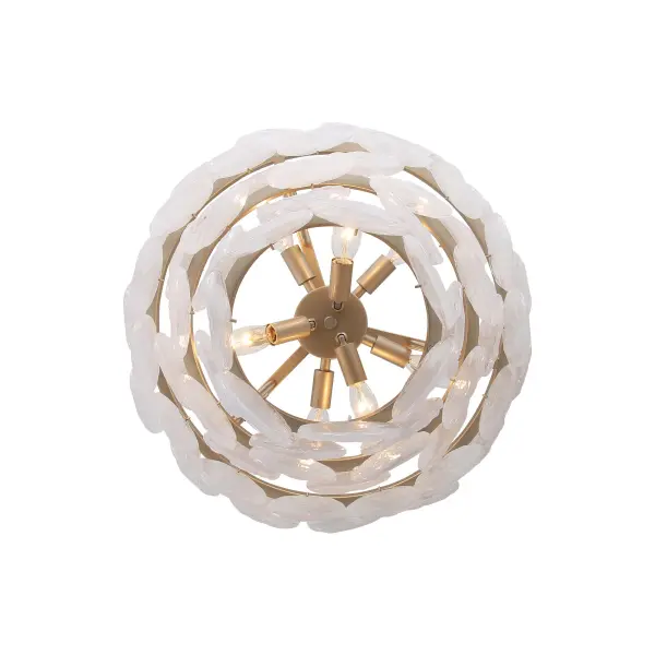 Cascada 8-Light Pendant in Aegean Silver - Image 5