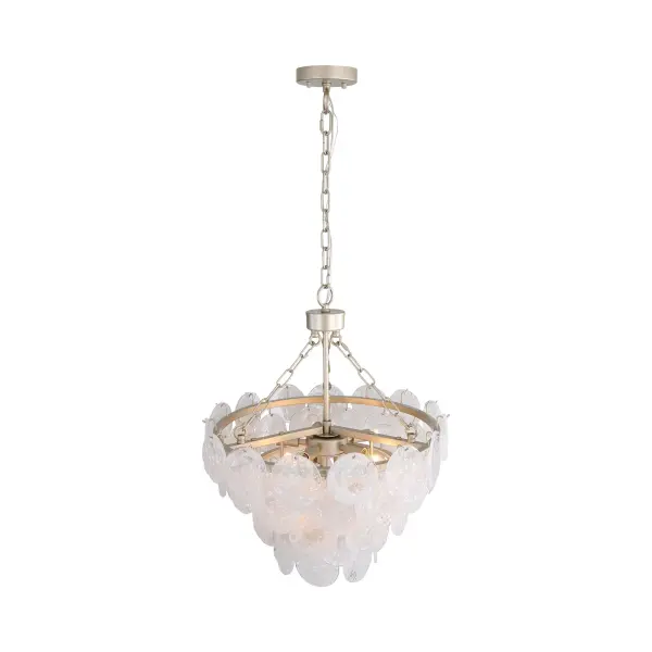 Cascada 8-Light Pendant in Aegean Silver - Image 6