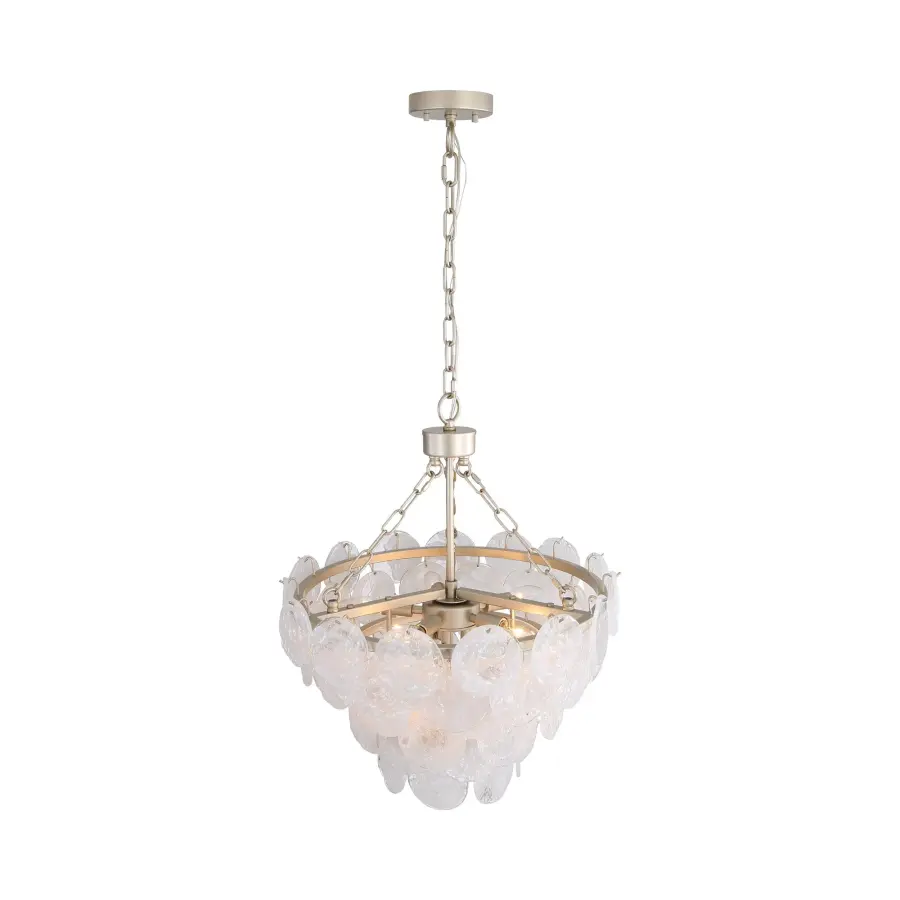 Cascada 8-Light Pendant in Aegean Silver - Image 6