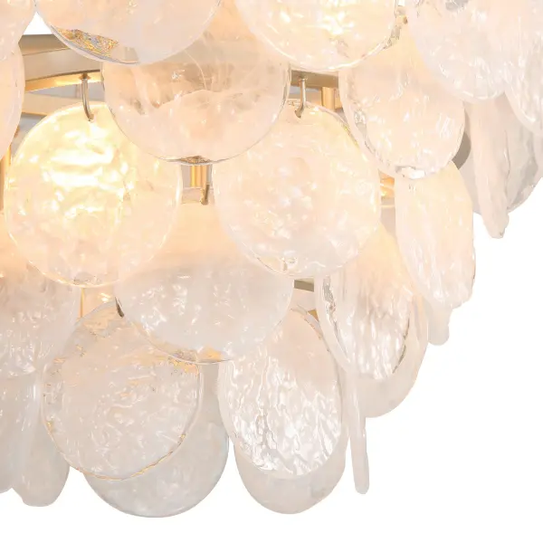 Cascada 8-Light Pendant in Aegean Silver - Image 7