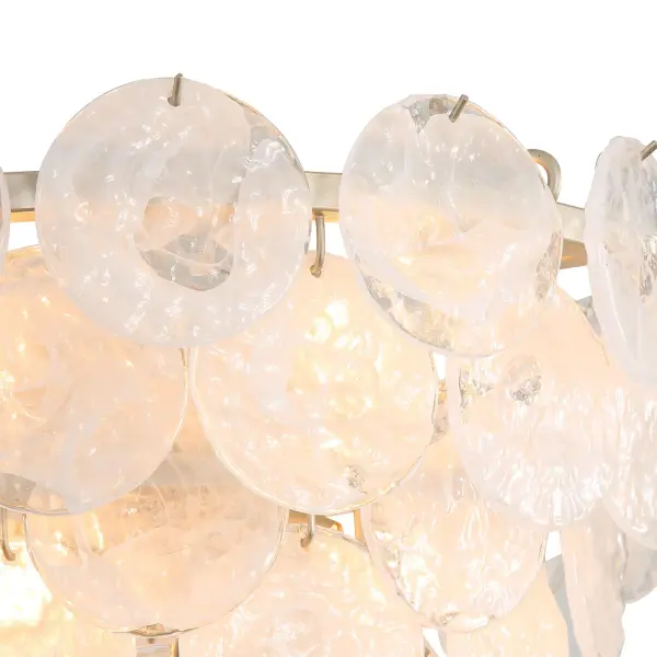 Cascada 8-Light Pendant in Aegean Silver - Image 8