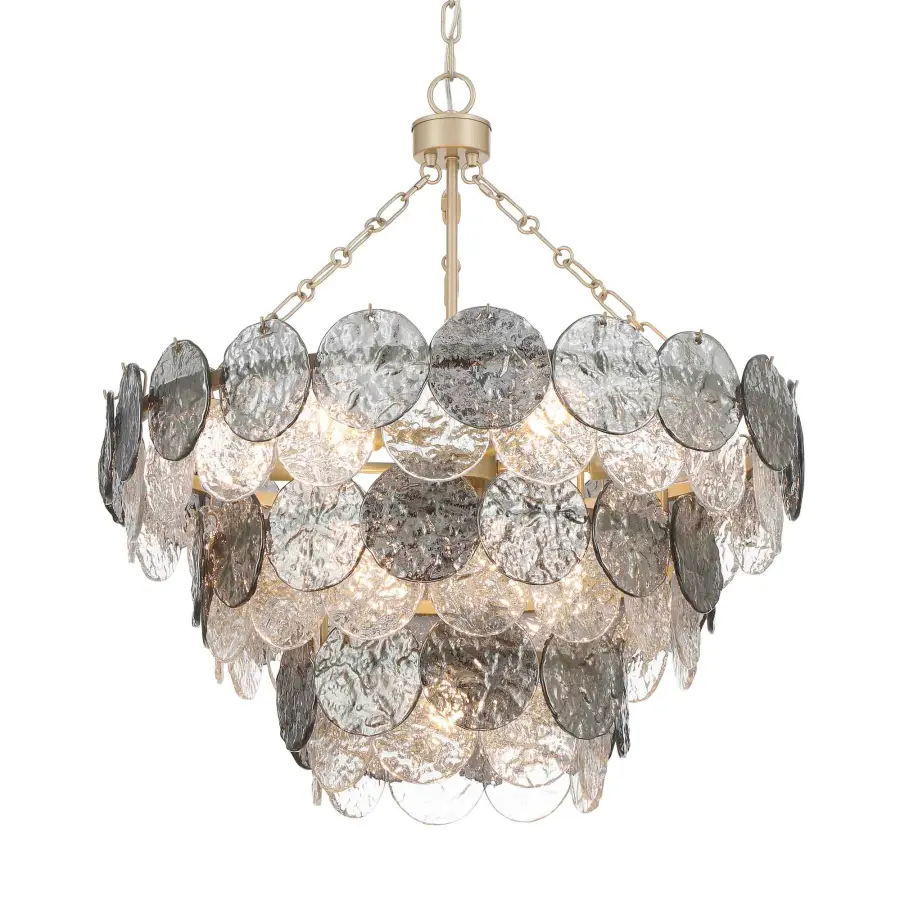 Cascada 11-Light Pendant in Aegean Silver - Image 1