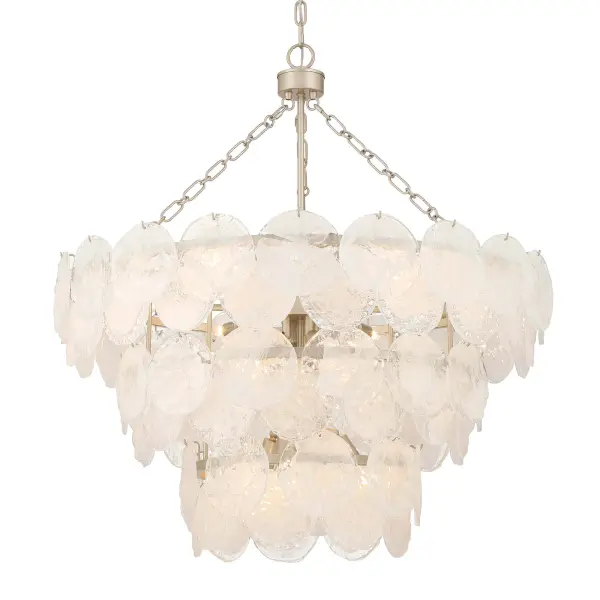 Cascada 13-Light Pendant in Aegean Silver - Image 1