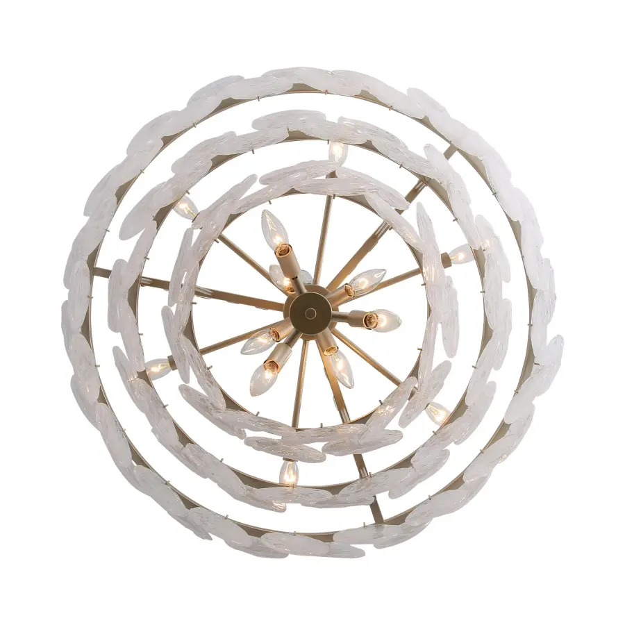 Cascada 13-Light Pendant in Aegean Silver - Image 5