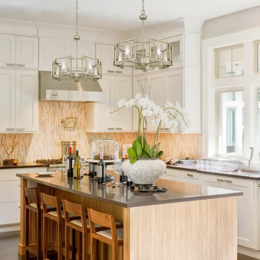 Golden Lighting Marco 5-Light Chandelier in White Gold - Image 2
