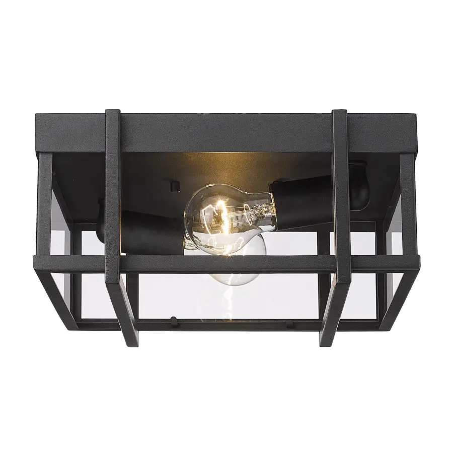 Golden Lighting Tribeca 2-Light Outdoor Ceiling Light - Image 3