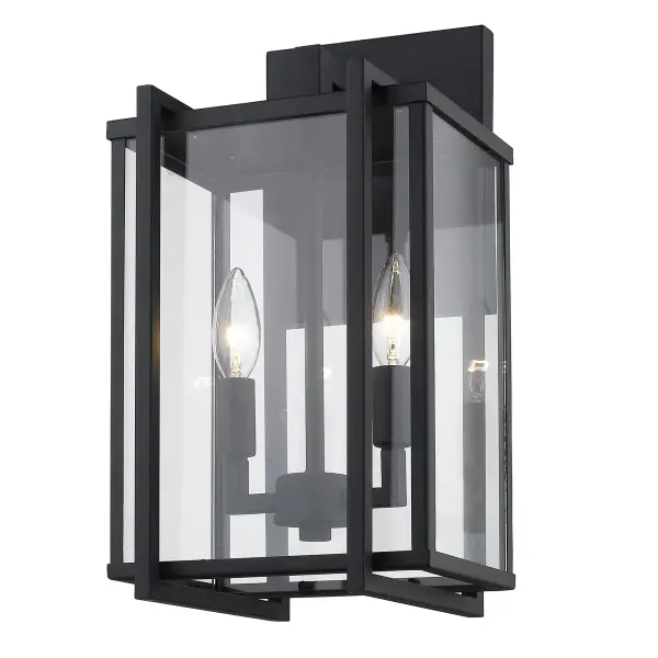 Golden Lighting Tribeca 2-Light Outdoor Wall Sconce - Image 1