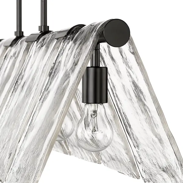 Golden Lighting Serenity 5-Light Island Light in Matte Black - Image 4