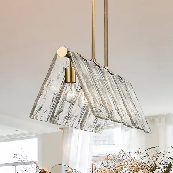 Golden Lighting Serenity 5-Light Island Light in Modern Brass - Image 7