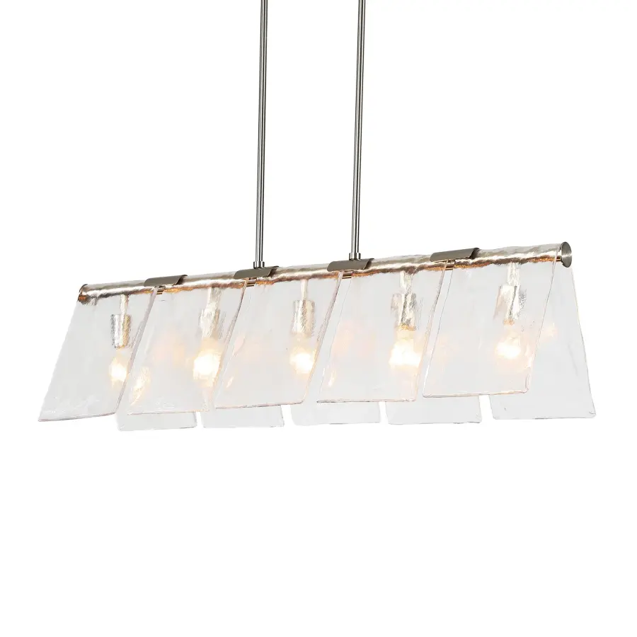Golden Lighting Serenity 5-Light Island Light in Pewter - Image 1