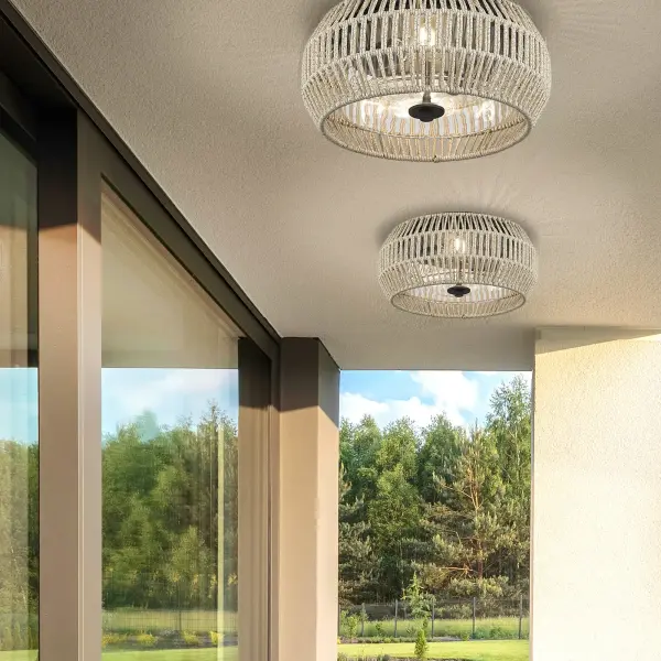 Golden Lighting Seabrooke 2-Light Outdoor Ceiling Light - Image 2