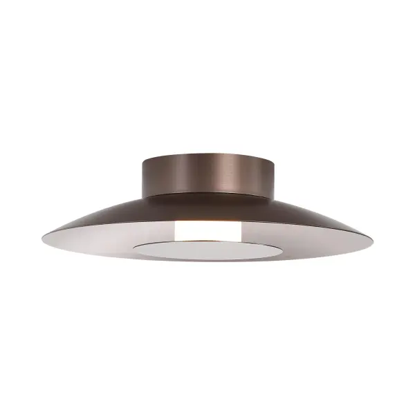 Luma Integrated LED Flush Mount in Coffee Silver - Image 4