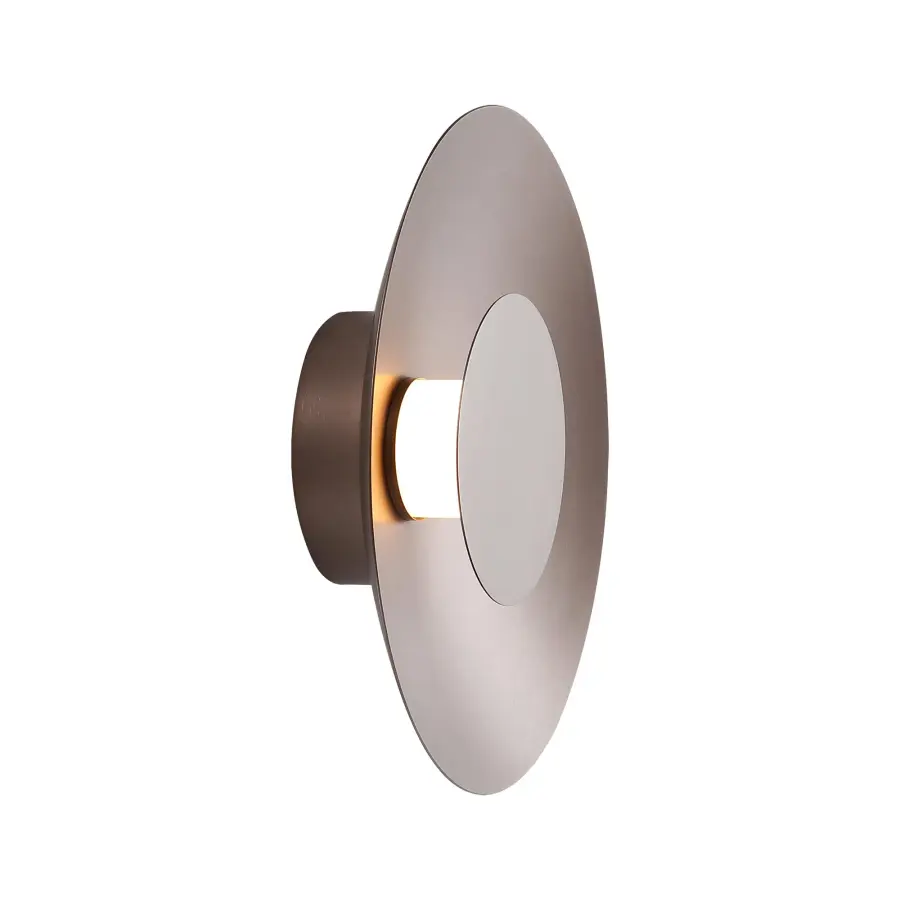 Luma Integrated LED Flush Mount in Coffee Silver - Image 5