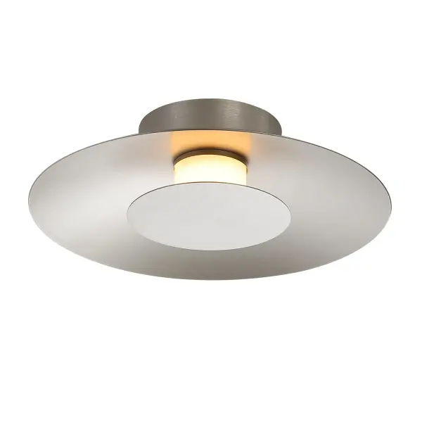 The Luma LED Flush Mount delivers energy-efficient illumination with modern elegance. Its Sand Nickel finish and compact 11.75" profile make it ideal for hallways, bathrooms, and closets with low ceilings.