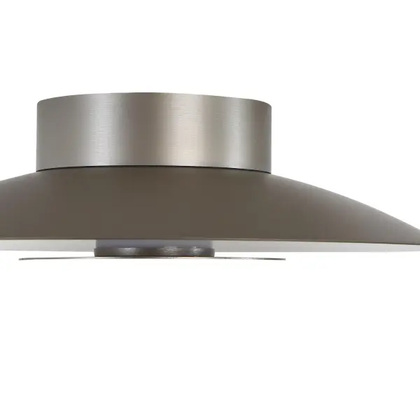 The Luma LED Flush Mount delivers energy-efficient illumination with modern elegance. Its Sand Nickel finish and compact 11.75" profile make it ideal for hallways, bathrooms, and closets with low ceilings. - alternate view