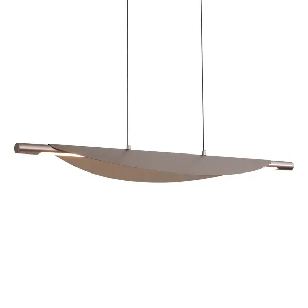The Luma LED Island Light combines modern minimalist design with practical functionality. Its Coffee Silver finish offers a unique warm silver-brown tone that bridges cool and warm palettes, while integrated LED technology provides energy-efficient illumination perfect for kitchen islands.
