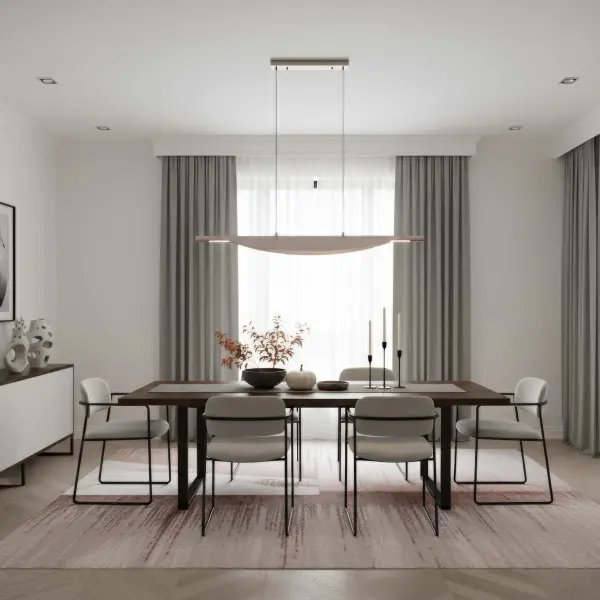 Luma Integrated LED Island Light in Coffee Silver - Image 7