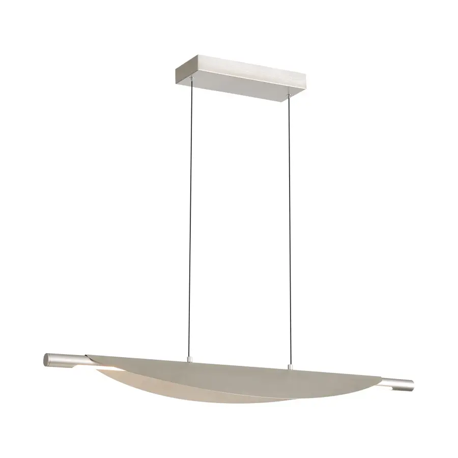 Luma Integrated LED Island Light in Sand Nickel - Image 2